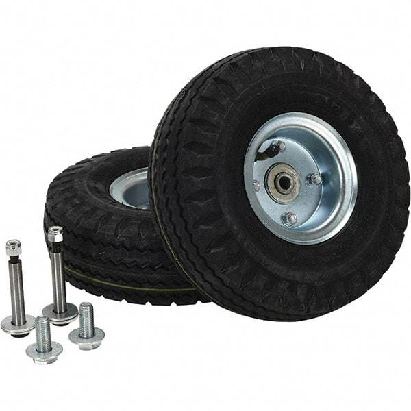 Vestil - 3-5/8" Wheel Width, Pneumatic Rear Wheel - Exact Industrial Supply