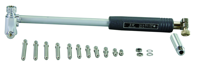 CG-6" AX BORE GAGE W/O INDICATOR - Exact Industrial Supply