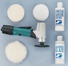 #51401 - 3" - Air Powered Buffing Tool - Exact Industrial Supply