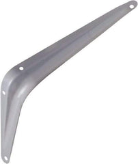 National Mfg. - 100 Lb Capacity, Gray Shelf Brackets - 6" Long x 8" High x 1.667" Wide - Exact Industrial Supply