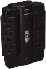 Tripp-Lite - 6 Outlets, 120 VAC15 Amps, Power Outlet Strip - Floor, Keyhole Mount, 5-15 NEMA Configuration, 2-1/4" Strip - Exact Industrial Supply
