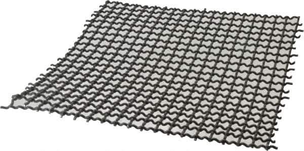 Value Collection - 11 Gage, 0.12 Inch Wire Diameter, 5/8 x 5/8 Mesh per Linear Inch, Steel, Wire Cloth - 0.505 Inch Opening Width, 12 Inch Wide x 12 Inch Stock Length - Exact Industrial Supply