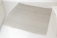 Value Collection - 18 Gage, 0.047 Inch Wire Diameter, 6 x 6 Mesh per Linear Inch, Stainless Steel, Wire Cloth - 0.12 Inch Opening Width, 12 Inch Wide x 12 Inch Stock Length - Exact Industrial Supply