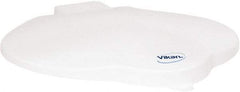 Vikan - 3 Gal Polypropylene Pail Lid - White, For Use with 5690 - Exact Industrial Supply