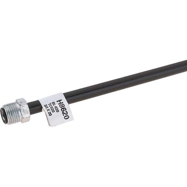 Value Collection - 3/8" OD x 20" Long, Automotive Brake Line - Steel/Copper - Exact Industrial Supply