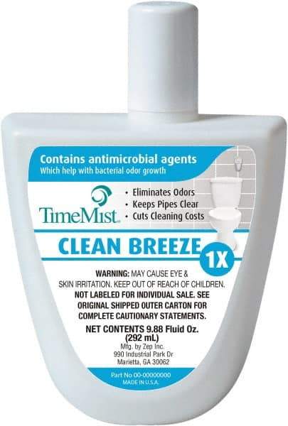 TimeMist - 10.5 oz Air Freshener Dispenser Refill - Clean/Fresh, Compatible with TimeMist Virtual Janitors - Exact Industrial Supply