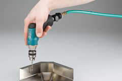 #52833 - 1/4" Chuck Size - Air-Powered Industrial Quality Drills - Exact Industrial Supply