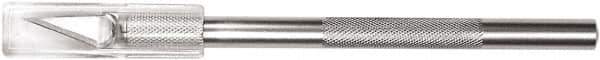 Westcott - Steel Hobby Knife with 5 Blades - #11 Classic Fine Point Blade, 0.196" Blade Length, 1" Blade Length, Plastic Handle - Exact Industrial Supply