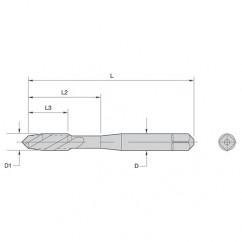 19935 M8X1.25 HS G D5 3F PLUG FS TAP - Exact Industrial Supply