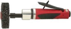 Sioux Tools - 1/4" Collet, Straight Handle, Straight Air Die Grinder - 8,000 RPM, Rear Exhaust, 35 CFM, 1 hp, 6.21 bar, 1/4 NPT - Exact Industrial Supply