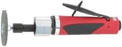 Sioux Tools - 1/4" Collet, Straight Handle, Straight Air Die Grinder - 12,000 RPM, Rear Exhaust, 35 CFM, 1 hp, 6.21 bar, 1/4 NPT - Exact Industrial Supply