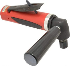 Sioux Tools - 1/4" Collet, Angle Handle, Angle Air Die Grinder - 18,000 RPM, Rear Exhaust, 30 CFM, 1 hp, 6.21 bar, 1/4 NPT - Exact Industrial Supply
