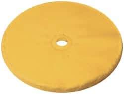 Osborn - 8" Diam x 1/4" Thick Unmounted Buffing Wheel - 30 Ply, Loose Sewn, 1" Arbor Hole, Soft Density, Soft Grade - Exact Industrial Supply