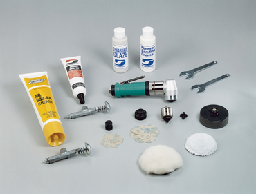 #53465 - 3" - Air Powered Buffing Tool - Exact Industrial Supply