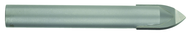 9/16 Dia. - 0.5625 Decimal - 4 OAL - Spear Point - 1/2 Shank - Carbide Tipped Drill - Exact Industrial Supply