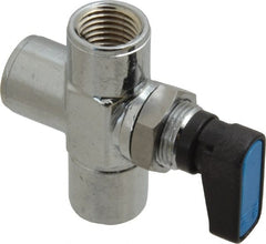 Aignep USA - 1/4" Pipe, Full Port, Brass Standard Ball Valve - Exact Industrial Supply