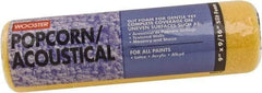 Wooster Brush - 9/16" Nap, 9" Wide Paint Roller Cover - Semi-Rough Texture, Foam - Exact Industrial Supply
