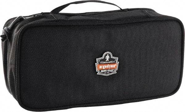Ergodyne - 1 Pocket Black Polyester Tool Bag - 10" Wide x 4-1/2" Deep x 3" High - Exact Industrial Supply
