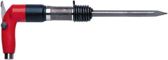 Chicago Pneumatic - 3,500 BPM, 2.28 Inch Long Stroke, Pneumatic Scaling Hammer - 9.7 CFM Air Consumption, 1/4 NPT Inlet - Exact Industrial Supply