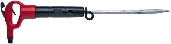 Chicago Pneumatic - 2,400 BPM, 2.07 Inch Long Stroke, Pneumatic Scaling Hammer - 17.6 CFM Air Consumption, 1/2 NPT Inlet - Exact Industrial Supply