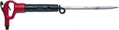 Chicago Pneumatic - 2,400 BPM, 2.07 Inch Long Stroke, Pneumatic Scaling Hammer - 17.6 CFM Air Consumption, 1/2 NPT Inlet - Exact Industrial Supply