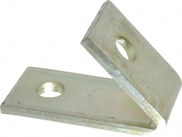 Thomas & Betts - Zinc Dichromate Steel 45° Channel, Strut Fitting - Used with Joining Metal Framing Channel & Strut - Exact Industrial Supply