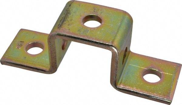 Thomas & Betts - Zinc Dichromate Steel Strut U Fitting - Used with Joining Metal Framing Channel & Strut - Exact Industrial Supply