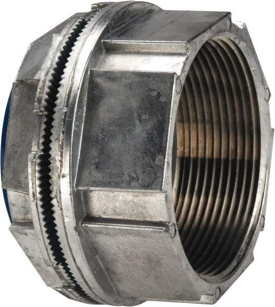 Thomas & Betts - 3" Trade, Zinc Threaded Rigid/Intermediate (IMC) Conduit Hub - Partially Insulated - Exact Industrial Supply