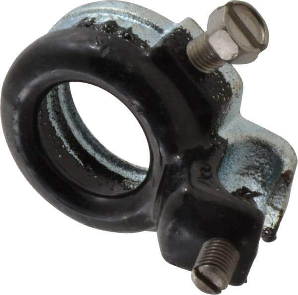 Thomas & Betts - 3/4" Trade, Malleable Iron Lug Screw Straight Rigid/Intermediate (IMC) Conduit Bushing - Partially Insulated - Exact Industrial Supply