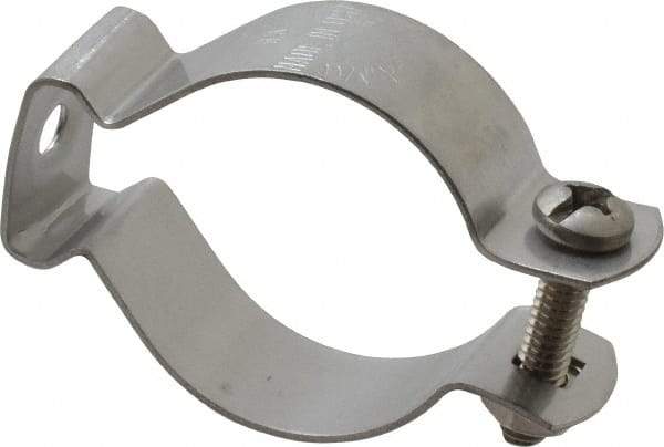 Thomas & Betts - Stainless Steel Rigid/EMT Conduit & Pipe Hanger - 1-1/2" EMT, 1-1/4" Rigid - Exact Industrial Supply