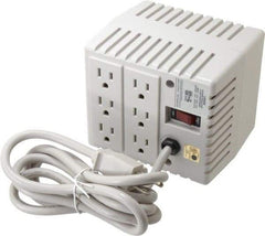 Tripp-Lite - 6 Outlets, 140 Volt Max Input, 600 VA, Portable Power Conditioner - 120 VAC Output, 4-3/4 Inch Wide x 5-1/2 Inch High x 4-3/4 Inch Deep - Exact Industrial Supply