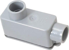 Thomas & Betts - LB Body, 1/2" Trade, IMC, Rigid PVC Conduit Body - Oval, 4-5/16" OAL, 4 cc Capacity - Exact Industrial Supply