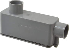 Thomas & Betts - LB Body, 3/4" Trade, IMC, Rigid PVC Conduit Body - Oval, 6-9/32" OAL, 12 cc Capacity - Exact Industrial Supply