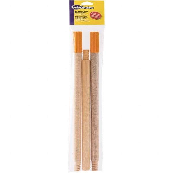 Bestt-Liebco - 1 to 3.5' Long Paint Roller Extension Pole - Wood - Exact Industrial Supply