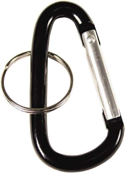 ADVANTUS - 10 Keys, Black Key Chains - 2 1/2" Wide x 3-3/4" Deep x 1-1/2" High - Exact Industrial Supply