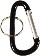 ADVANTUS - 10 Keys, Black Key Chains - 2 1/2" Wide x 3-3/4" Deep x 1-1/2" High - Exact Industrial Supply