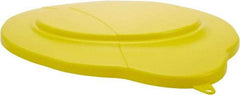 Vikan - 5 Gal Polypropylene Pail Lid - Yellow, For Use with Vikan 5 Gal Pail - Exact Industrial Supply