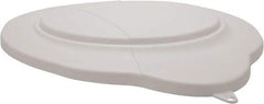Vikan - 5 Gal Polypropylene Pail Lid - White, For Use with Vikan 5 Gal Pail - Exact Industrial Supply