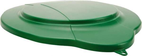 Vikan - 5 Gal Polypropylene Pail Lid - Green, For Use with Vikan 5 Gal Pail - Exact Industrial Supply