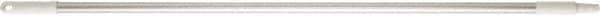 Vikan - 52 x 1" Aluminum Squeegee Handle - European Threaded Connection, White - Exact Industrial Supply