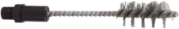 Value Collection - Blow Gun Steel Wire Brush - 1/4 NPT, 8-1/4" Long - Exact Industrial Supply
