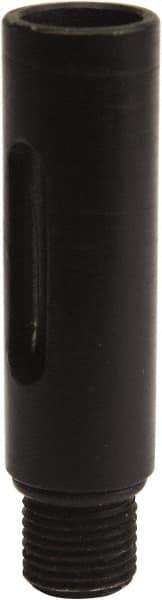 Value Collection - Blow Gun Safety Booster Nozzle - 1/4 NPT, 1.89" Hose Length, Aluminum - Exact Industrial Supply