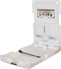 World Dryer - Polyethylene Baby Changing Station - 20" Long x 4.2969" High x 20" Wide - Exact Industrial Supply