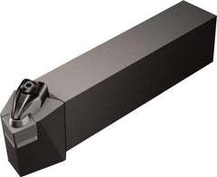 Sandvik Coromant - DSRN, Right Hand Cut, 15° Lead Angle, 1" Shank Height x 1" Shank Width, Negative Rake Indexable Turning Toolholder - 6" OAL, SNMG 12 04 08 Insert Compatibility, Series T-Max P - Exact Industrial Supply