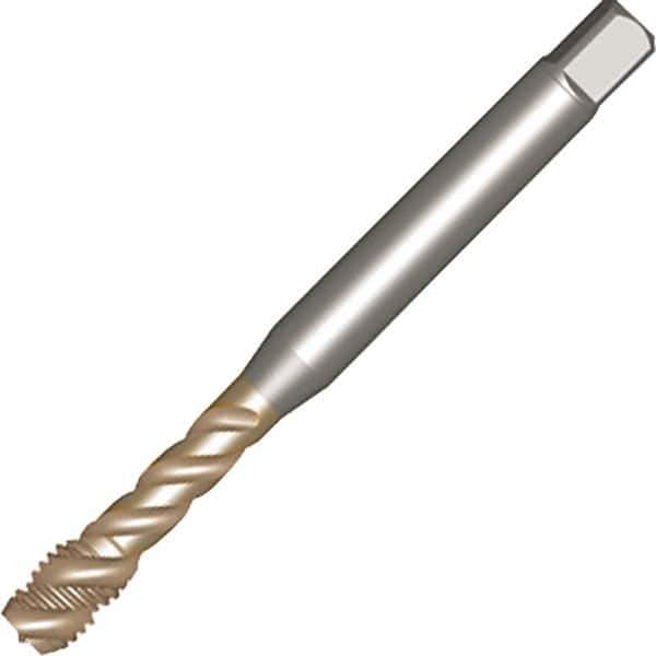 Sandvik Coromant - M2.5x0.45 M 3 Flute 6H Spiral Flute Tap - High Speed Steel, AlCrN Finish, 51.03mm OAL, Right Hand Thread, Series CoroTap 300 - Exact Industrial Supply