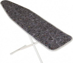 Ability One - 4.5' Long x 1' Wide Cotton Ironing Board Pad - Gray, Grommet - Exact Industrial Supply