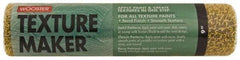 Wooster Brush - 9" Wide Paint General Purpose Roller Cover - Medium to Semi-Rough Texture, Plastic - Exact Industrial Supply