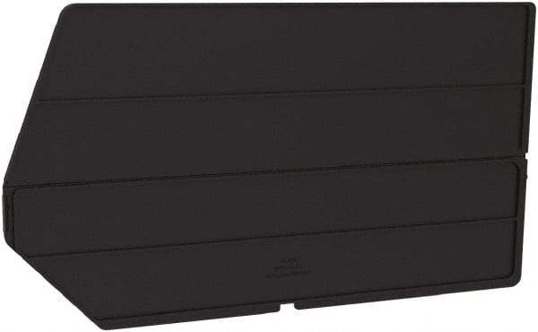 Akro-Mils - 17" Wide x 9.1" High, Black Bin Divider - Use with Akro-Mils - 30260 - Exact Industrial Supply