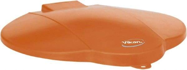 Vikan - 3 Gal Polypropylene Pail Lid - Orange, For Use with 5692 - Exact Industrial Supply