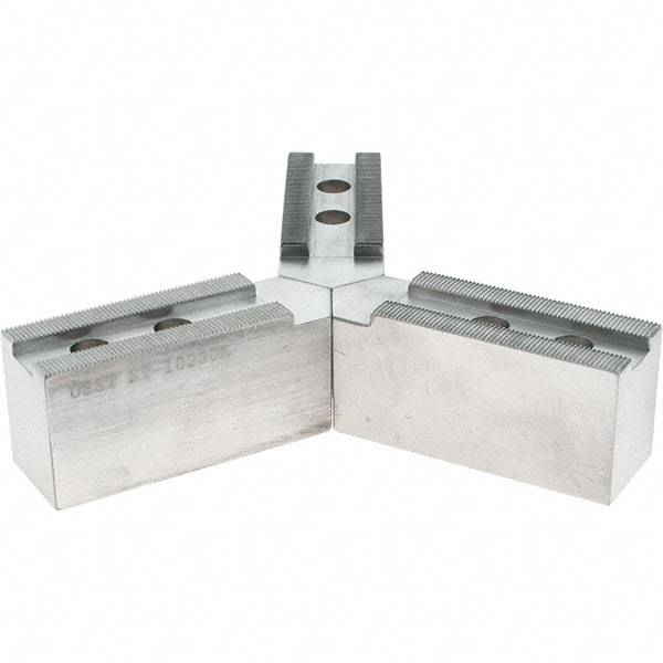 Value Collection - Soft Lathe Chuck Jaws Material: Aluminum - Exact Industrial Supply